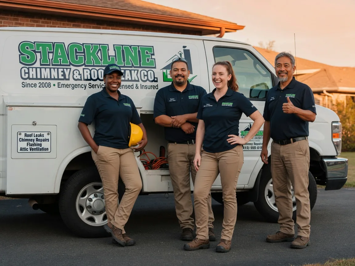 Chimney flashing repair company in Somers, CT